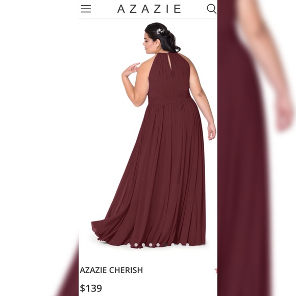 Cabernet Bridesmaids/Evening Gown - Picture 7 of 8